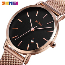Load image into Gallery viewer, SKMEI Quartz Ladies Watch Fashion Casual Women Watches Stainless Steel Waterproof horloges vrouwen Top Brand Luxury Clock 1530