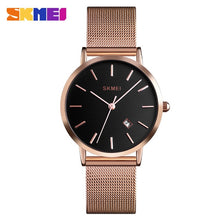 Load image into Gallery viewer, SKMEI Quartz Ladies Watch Fashion Casual Women Watches Stainless Steel Waterproof horloges vrouwen Top Brand Luxury Clock 1530