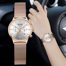 Load image into Gallery viewer, MEGIR Brand Luxury Women Watches Fashion Quartz Ladies Watch Sport Relogio Feminino Clock Wristwatch for Lovers Girl Friend 2011