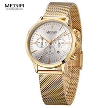 Load image into Gallery viewer, MEGIR Brand Luxury Women Watches Fashion Quartz Ladies Watch Sport Relogio Feminino Clock Wristwatch for Lovers Girl Friend 2011